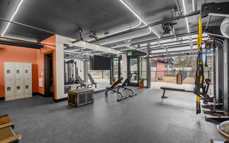 fitness center at Terava in Bend, OR